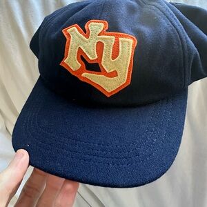 New York knights Roy Hobbs Navy Blue Cap with wool the natural hat